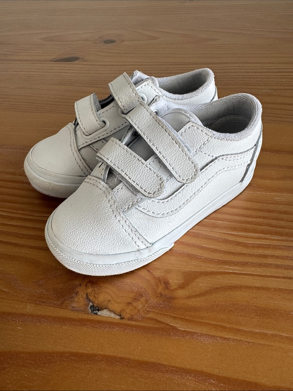 Vans baby White Velcro Sneakers